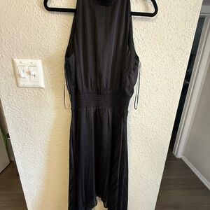 Sam Edelman Black Halter Sheath Dress